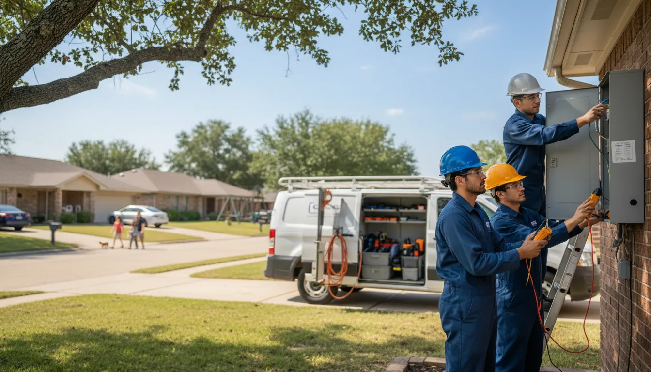 Certified electrician providing emergency electrical services in Broken Arrow, OK